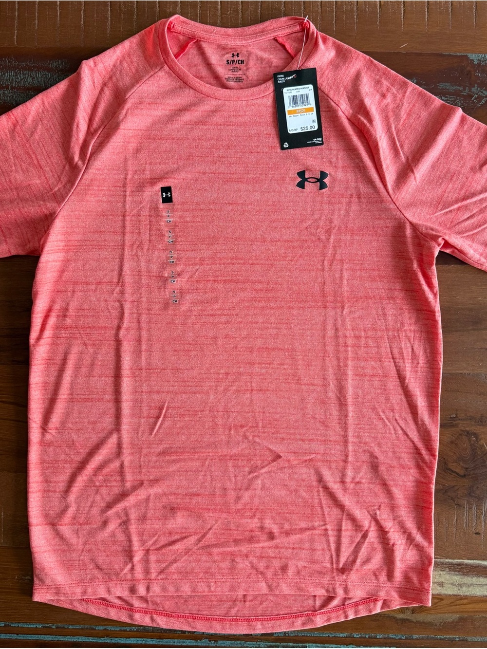 Under Armour Men’s Coral Short Sleeve Performance Tee! NWTS!  S